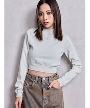 Symmetry GYDAラメニットトップス