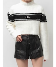 SymmetryGYDAリブニットトップス