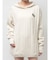 ランダムリブGG HOODIEニットチュニック