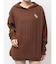 ランダムリブGG HOODIEニットチュニック