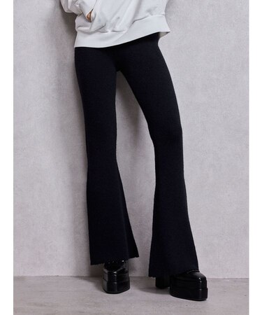 ニットフレアパンツ