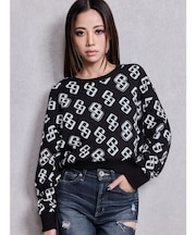 GG pattern bijouスウェットトップス