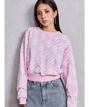 GG pattern bijouスウェットトップス