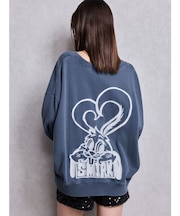 VネックSMIRK BUNNYスウェットトップス