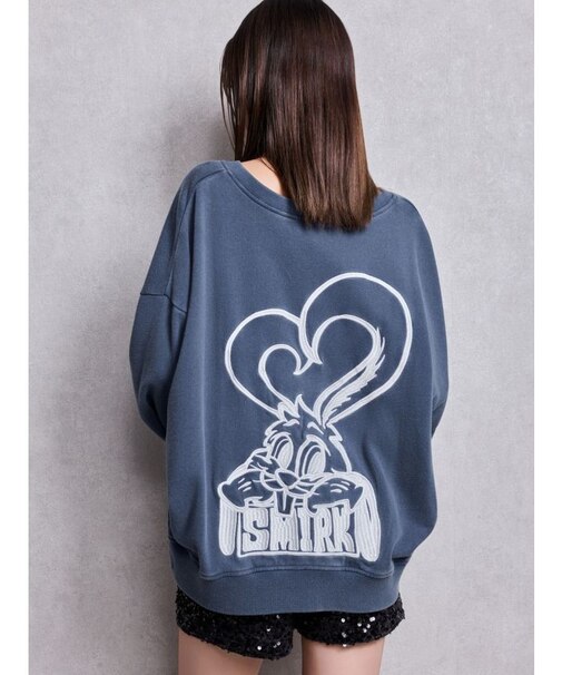 VネックSMIRK BUNNYスウェットトップス