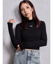 GYDAハイネックショートトップス