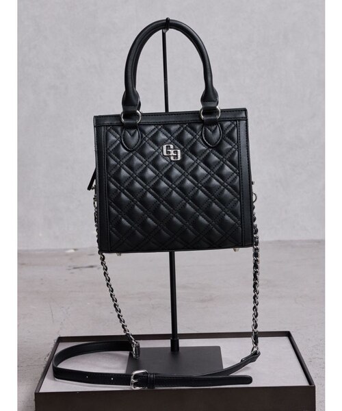 GGストーンキルティングBOX BAG|ジェイダの通販|&mall(アンドモール GGストーンキルティングBOX BAG|ジェイダの通販|&mall(アンドモール