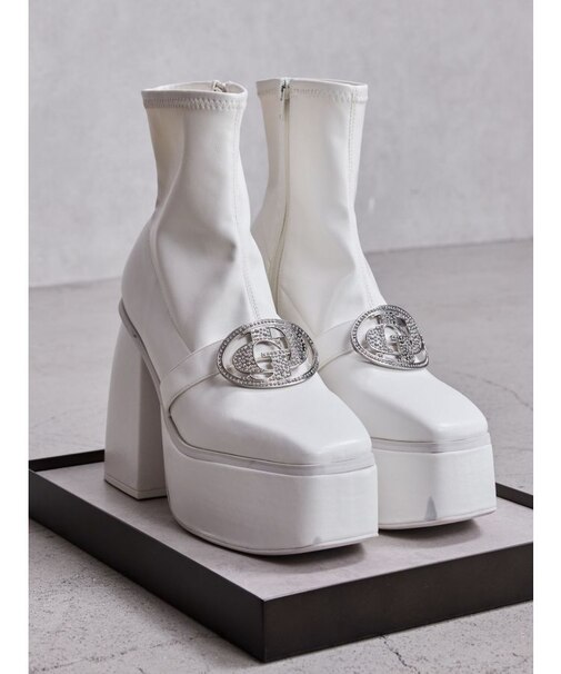 GD bijou 2WAYチャンキーショートブーツ