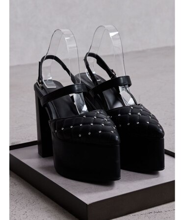 bijou quiltingパンプス