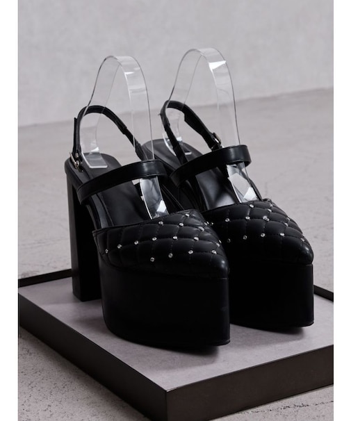 bijou quiltingパンプス