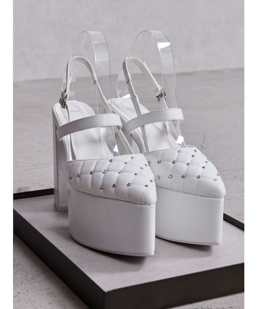 bijou quiltingパンプス