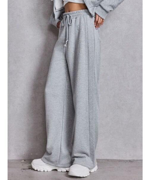 GG chain glitter print straightパンツ