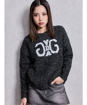 Symmetry GYDA jacquardニットトップス