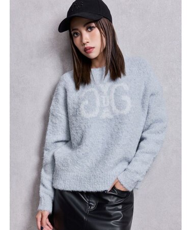 Symmetry GYDA jacquardニットトップス