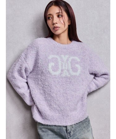 Symmetry GYDA jacquardニットトップス