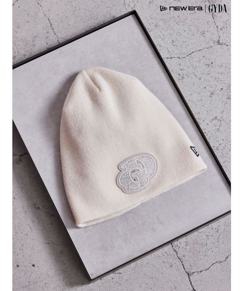 GYDA GYDA×NEWERA GD bijouニット　新発売　ホワイト GYDA×NEWERA GD bijouニットビーニー｜ジェイダの通販｜&mall（アンド