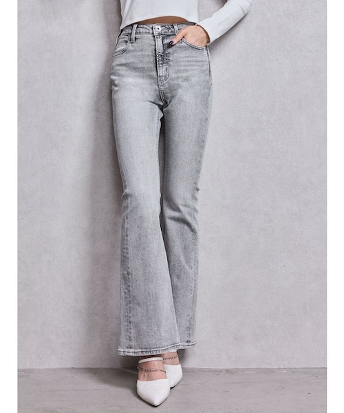 ハイウエストBASICフレアデニムパンツ｜ジェイダの通販｜&mall（アンド