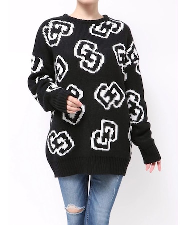 GG FRAME ニットトップス