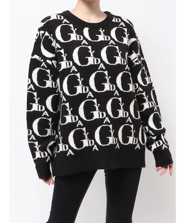 GYDA PATTERN ニットトップス