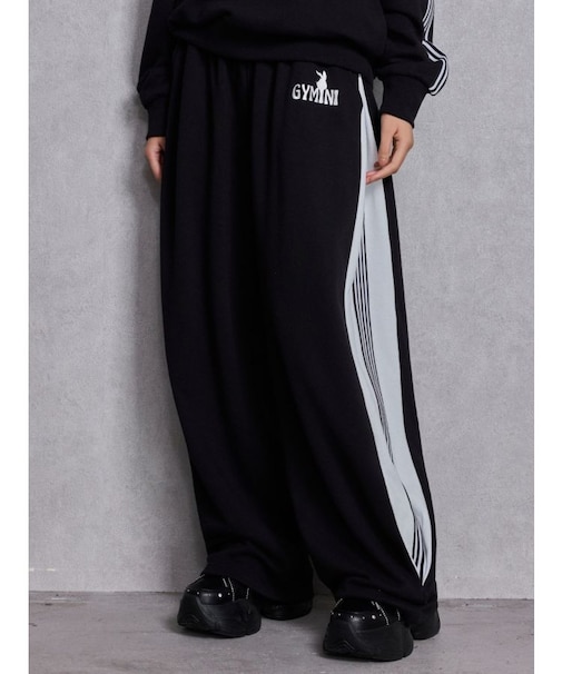 GYMINI BUNNYラインスウェットパンツ