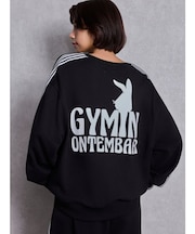 GYMINI BUNNYラインスウェットトップス