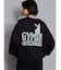 GYMINI BUNNYラインスウェットトップス