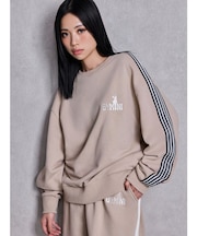 GYMINI BUNNYラインスウェットトップス