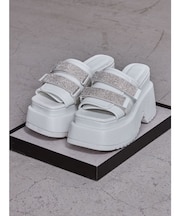 Thick sole bijouストラップサンダル