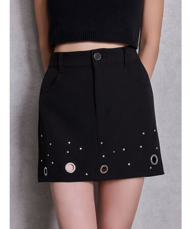 bijouハトメスカートライクショートパンツ