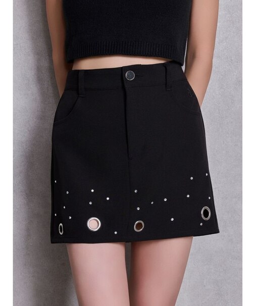 bijouハトメスカートライクショートパンツ