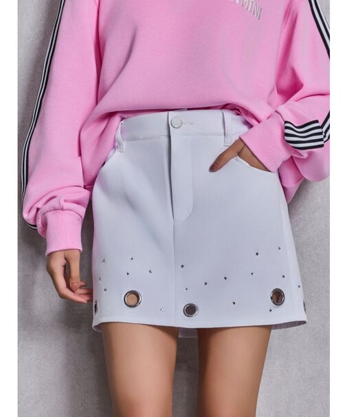 bijouハトメスカートライクショートパンツ