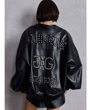 bijou Symmetry GYDAフェイクレザーBIGブルゾン