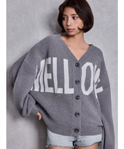 MELLOWYモールニットカーディガン