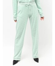 GYDA×Juicy Couture GG JC Emboss Big Bling Velour Track Pants