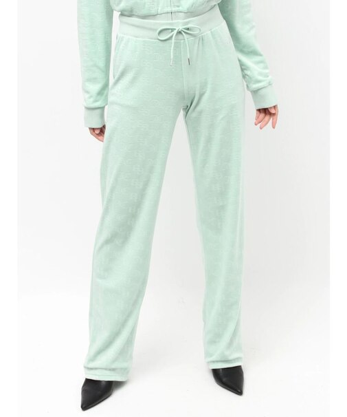 GYDA×Juicy Couture GG JC Emboss Big Bling Velour Track Pants