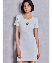 GG bijou MOLDハーフスリーブニットワンピース