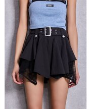 HEM Symmetryメッシュスカートライクショートパンツ