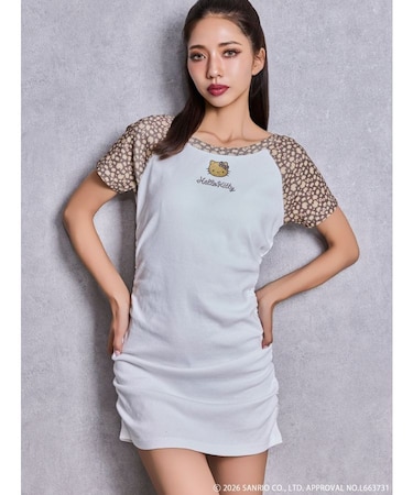 GYDA×ハローキティ レオパードワンピース