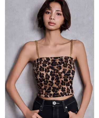 chainストラップテレコビスチェ