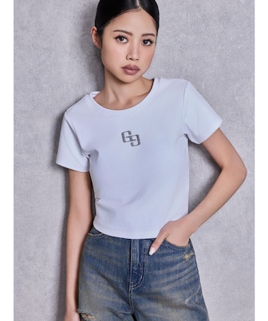 GLITTER GG Tシャツ