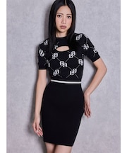 GG FRONT OPENニットワンピース