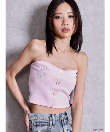 GYDA/Disney/stripeベアビスチェ