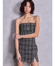 Symmetry GYDAラメツイードワンピース