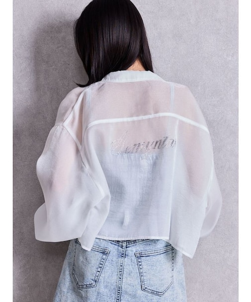 Gemyntar bijou SHEERシャツ