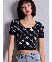 GG jacquardラメニットTOPS