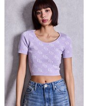GG jacquardラメニットTOPS