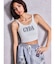 GYDA jacquardタンクニットトップス