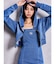 gradation bijouカットデニムパーカー