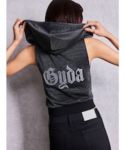 BACK GYDA bijouノースリパーカー