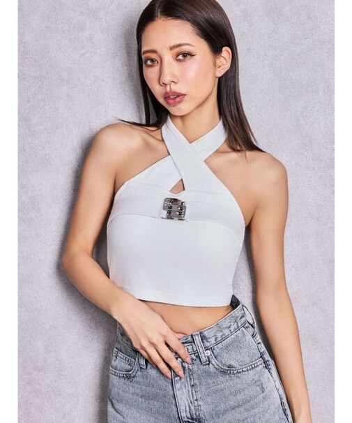 GG bijou beltホルターネックビスチェ